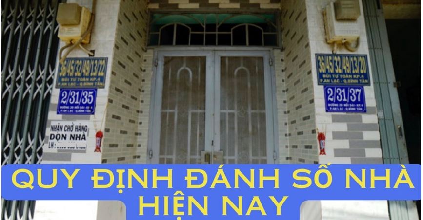 Quy định đánh số nhà mới nhất hiện nay